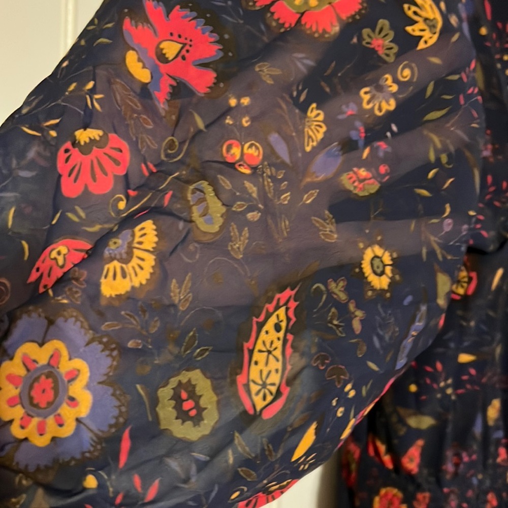Floral Print Women's Dress - Picture 6 of 8
